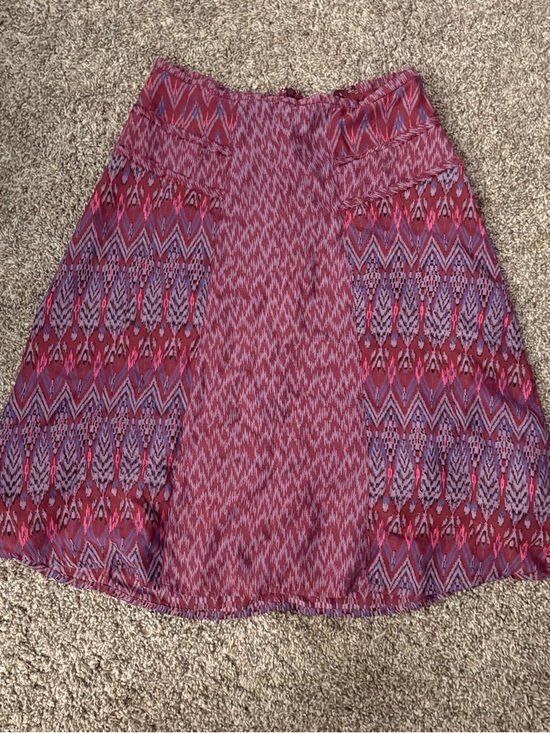 Prana Dresses & Skirts - Prana Pink and Purple Patterned A-Line Isadora Skirt